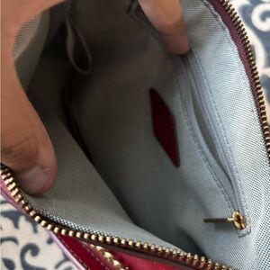 Elegant Red Cosmetic Bag